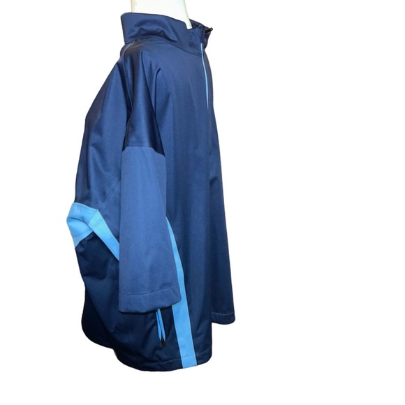 MASTERS TECH Mens Size XL Performance quarter Zip Golf Pullover Windshirt blue - Picture 3 of 4